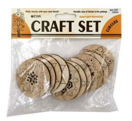 Набор для творчества EWA Снежинки из дерева