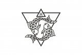 Деревянный декор настенный, панно, пазл EWA Design Рыбы