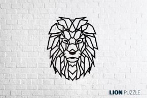 Деревянный интерьерный пазл EWA Design Лев