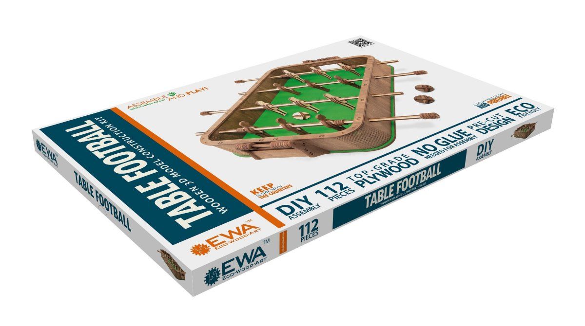 Конструктор деревянный 3D EWA Настольный футбол
