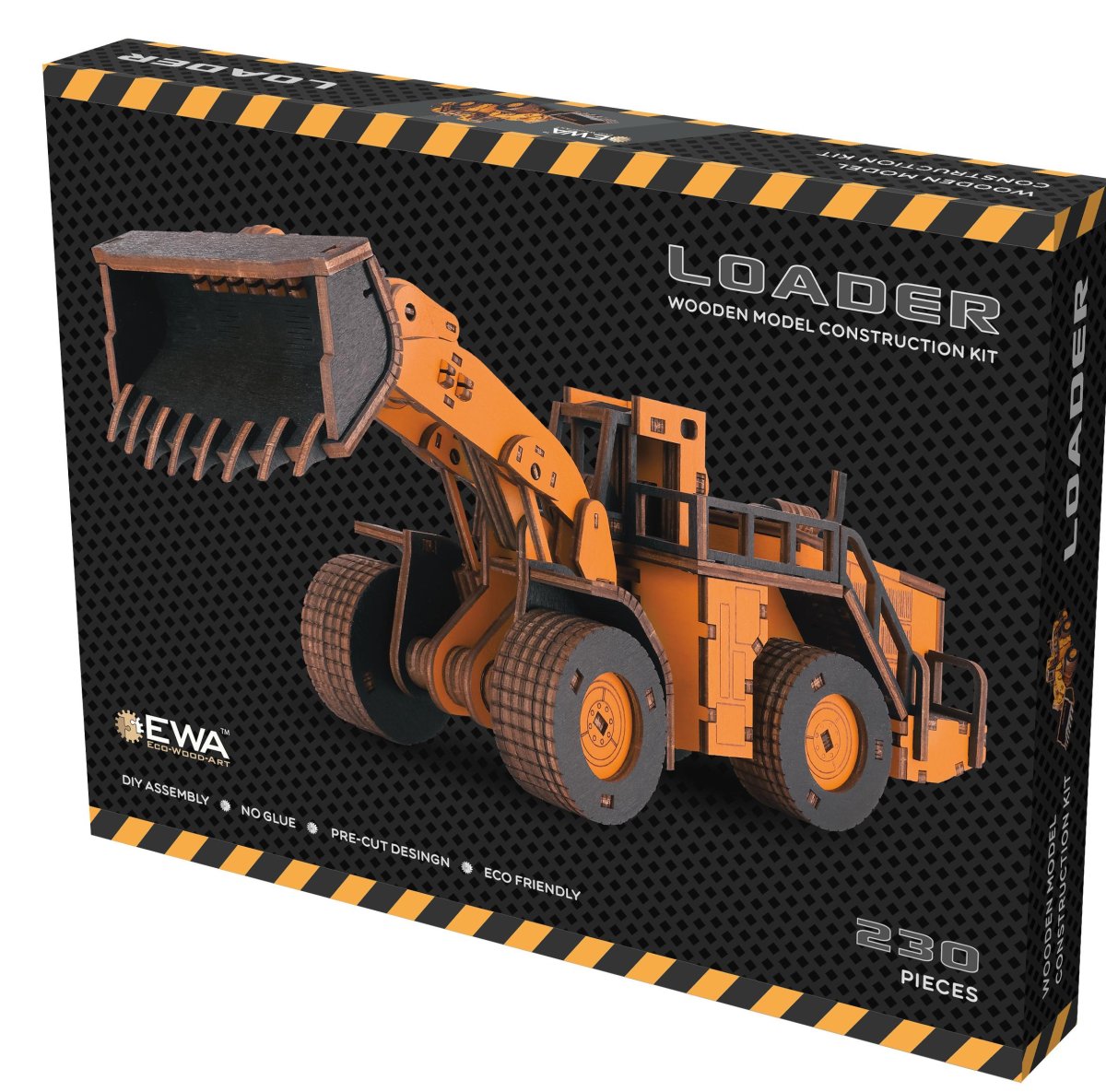 Сборная модель транспорта EWA Строительный погрузчик