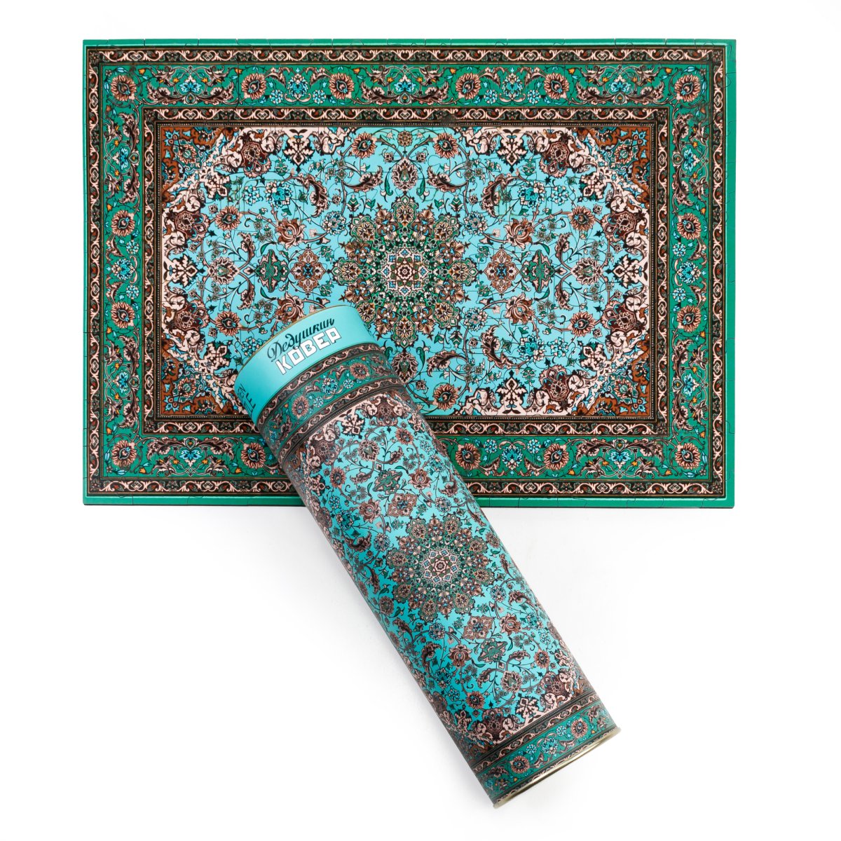 Деревянный фигурный пазл EWA Дедушкин ковер 39x28 см