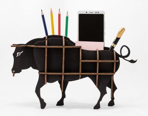 Сборная модель EWA Design Настольный органайзер Бык