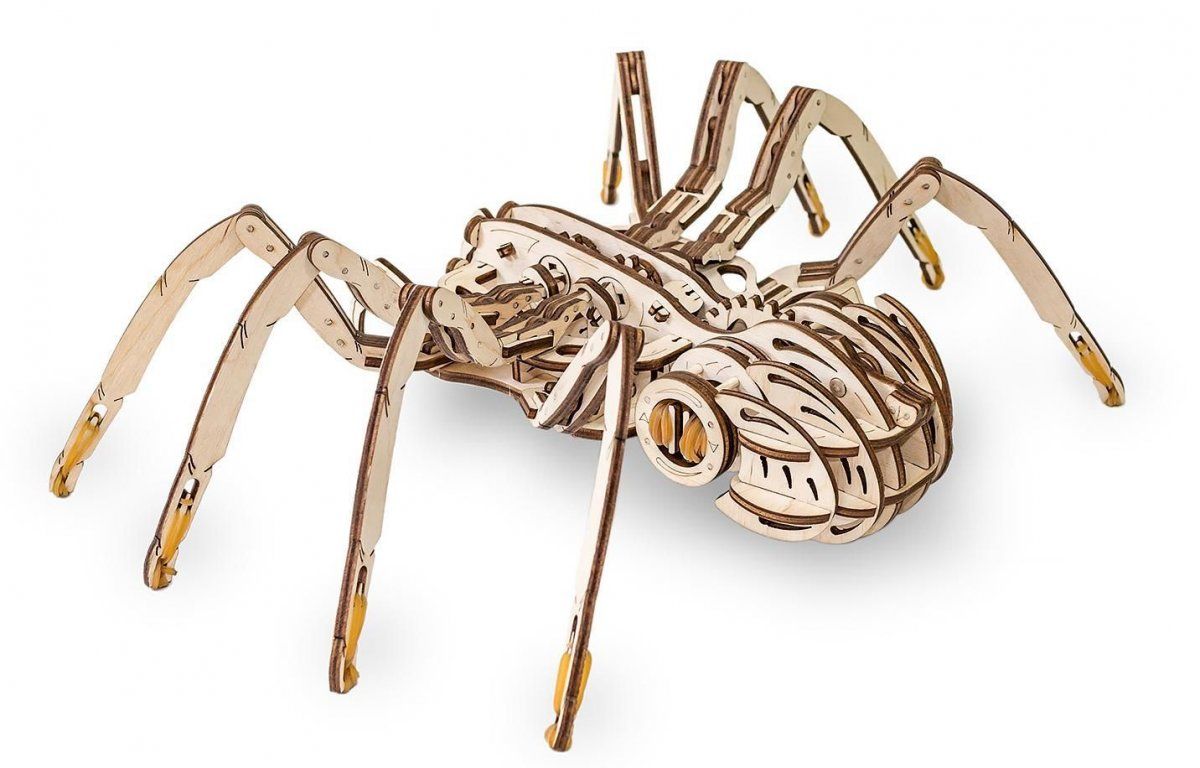 Конструктор деревянный 3D EWA SPIDER (Паук)