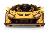 Сборная модель из дерева EWA Гоночный автомобиль (желтый)