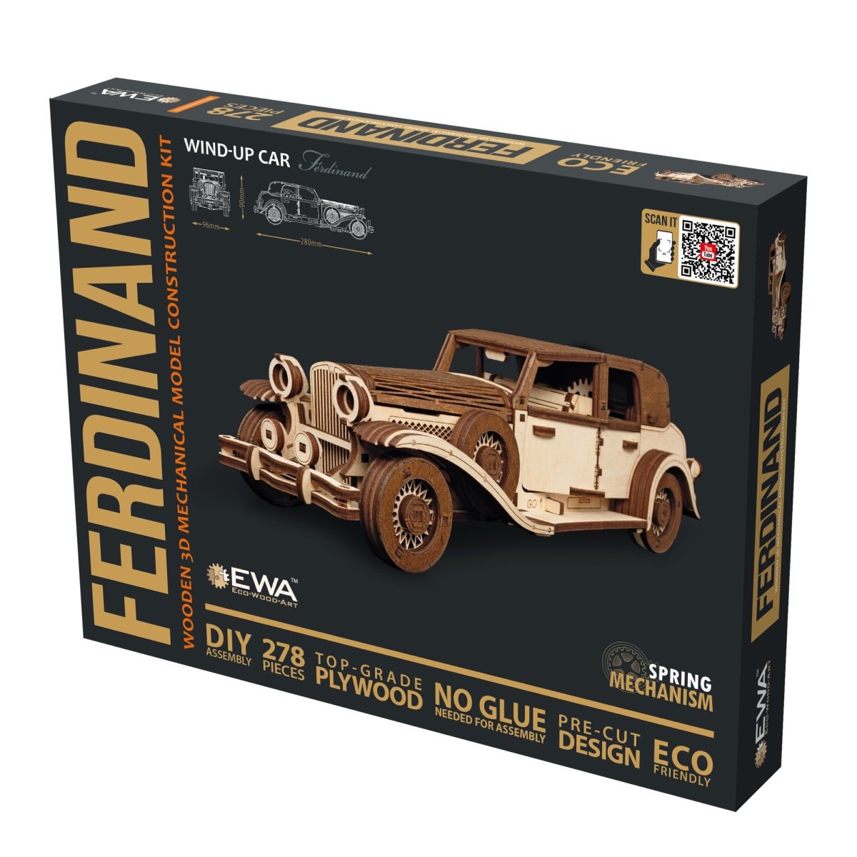 Сборная модель автомобиля EWA Фердинанд Ретро