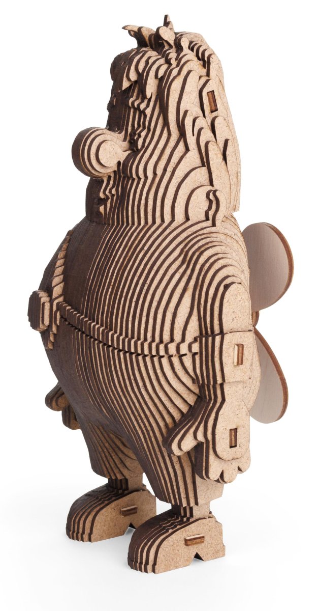 Деревянный 3D пазл копилка EWA Карлсон Союзмультфильм