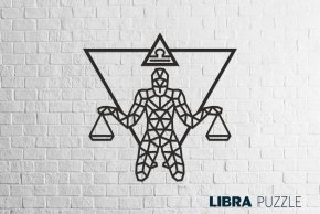 Деревянный декор настенный, панно, пазл EWA Design Весы