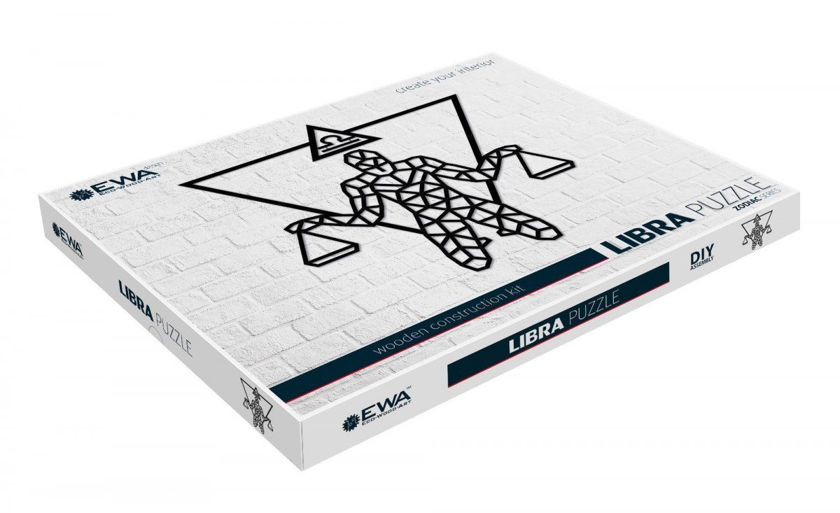 Деревянный декор настенный, панно, пазл EWA Design Весы