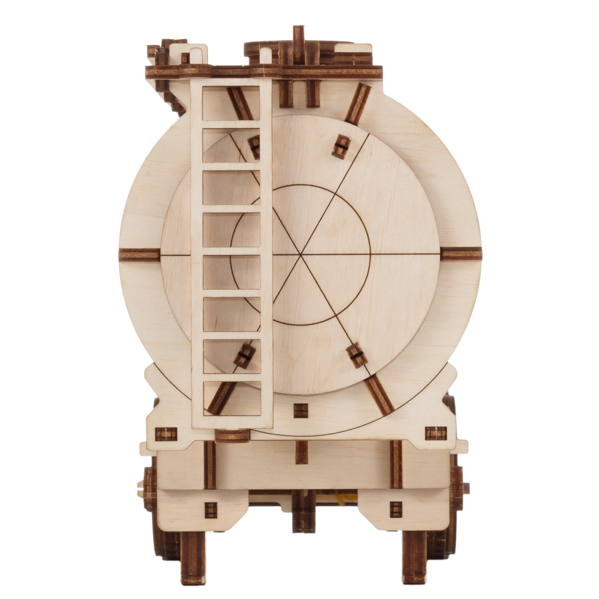 Сборная модель из дерева EWA Прицеп Цистерна для тягача