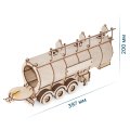 Сборная модель из дерева EWA Прицеп Цистерна для тягача