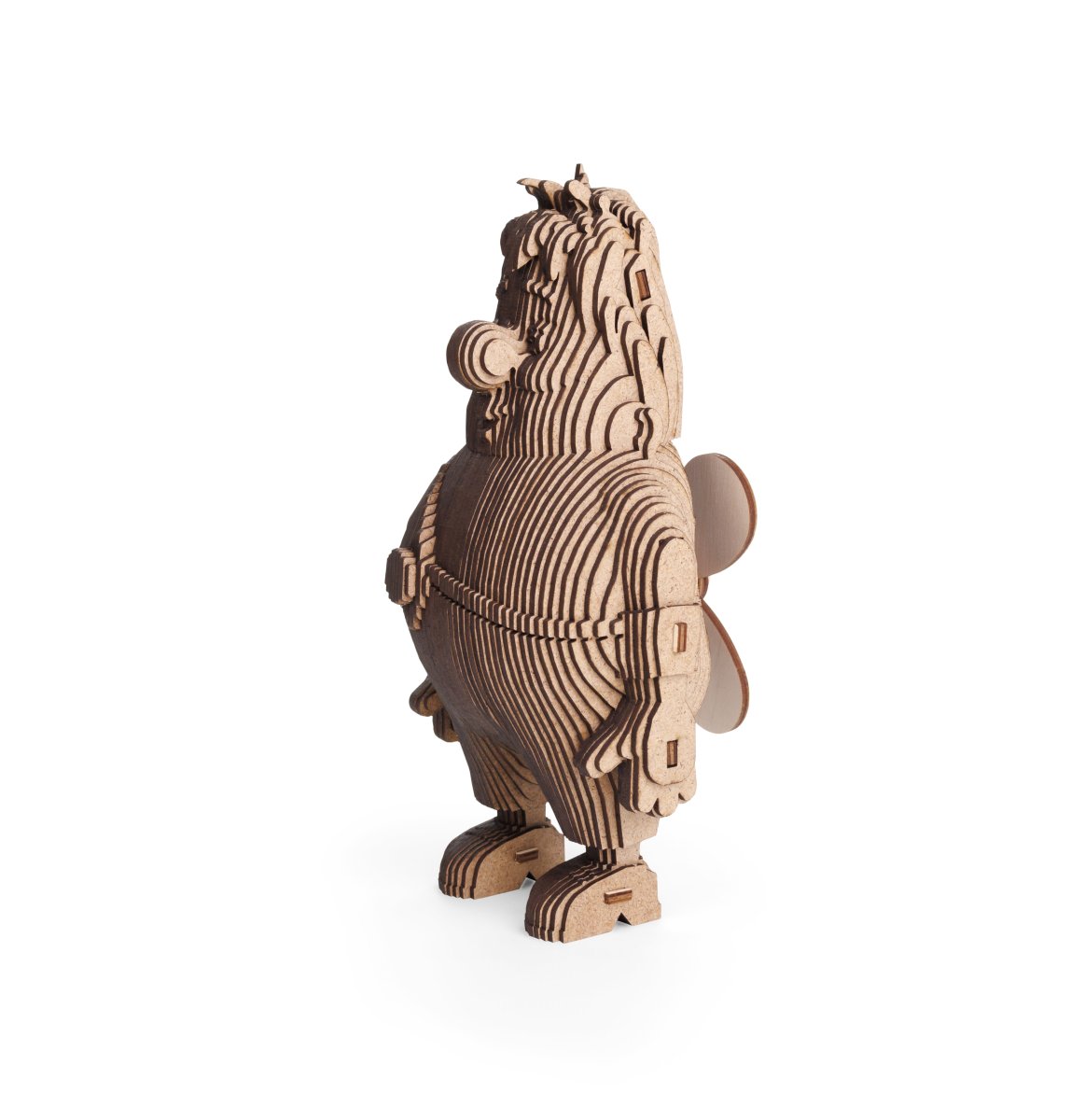 Деревянный 3D пазл копилка EWA Карлсон Союзмультфильм