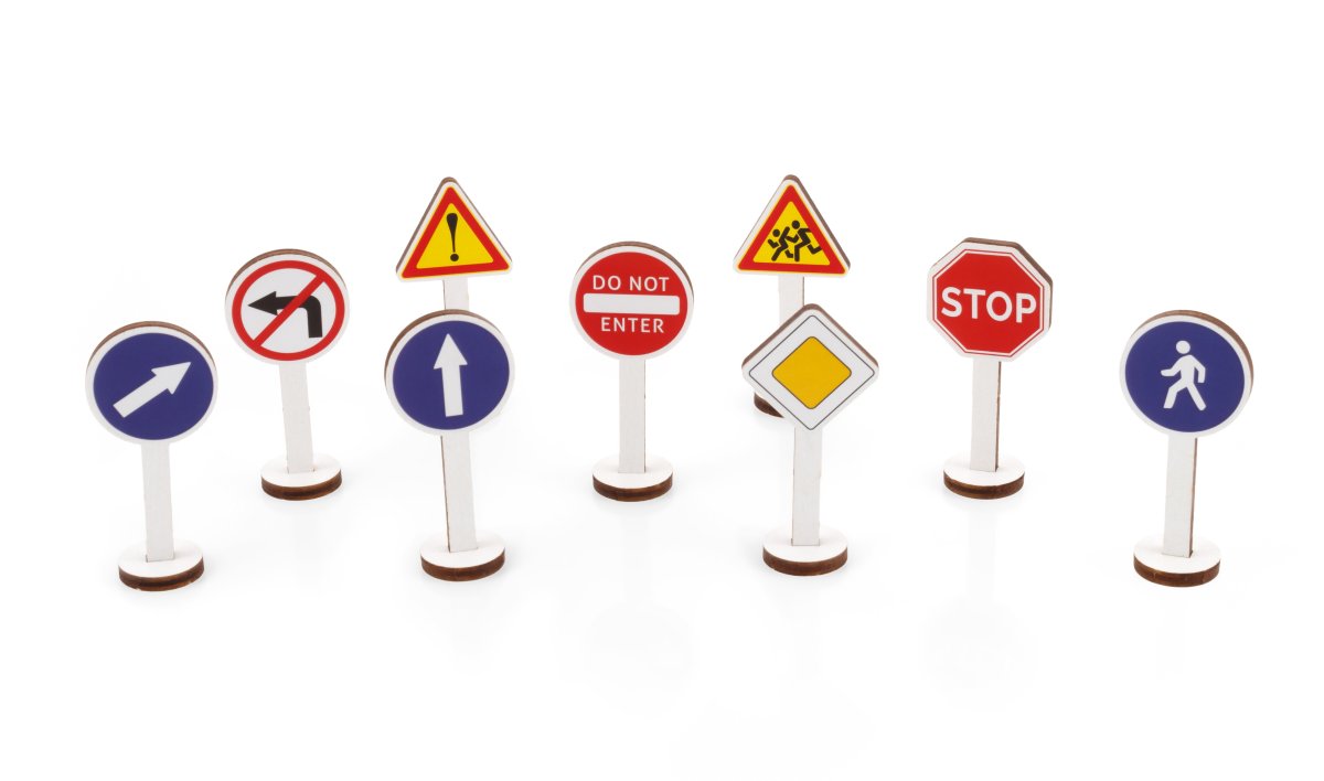 Парковка для машинок деревянная большая EWA