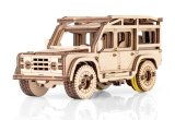 Деревянный конструктор EWA Джип с заводным механизмом