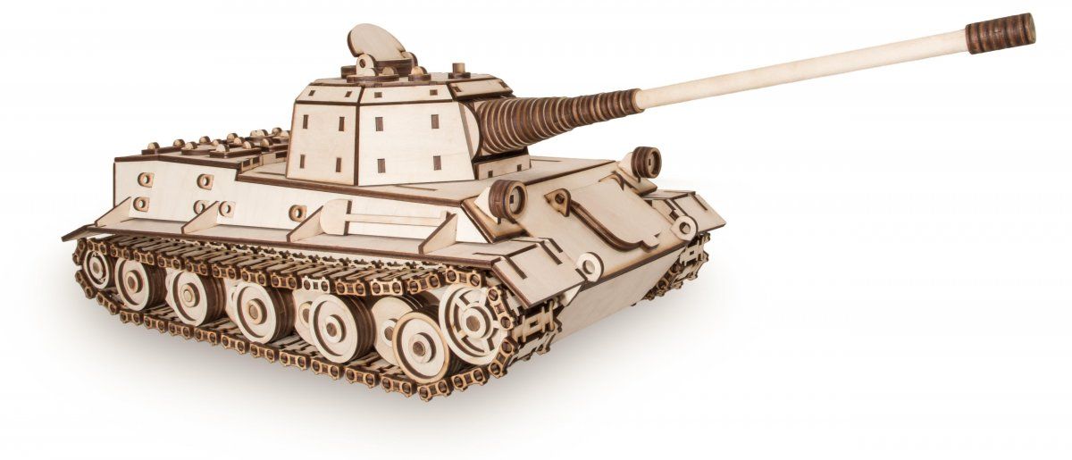 Конструктор деревянный 3D EWA Танк ЛЕВ