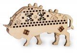 Деревянный конструктор-брелок EWA Эвик: Зубр