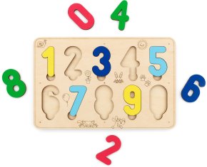 Сортер деревянный развивающий Цифры EWA