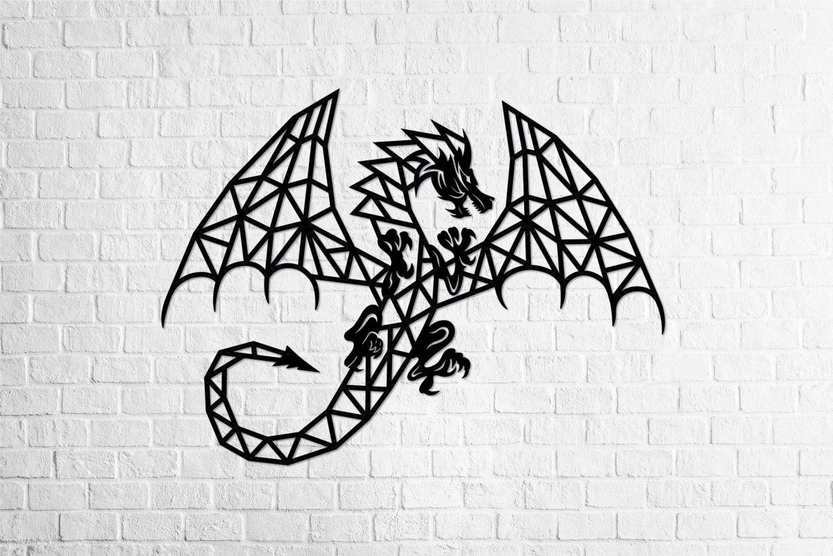 Деревянный интерьерный пазл EWA Design Дракон