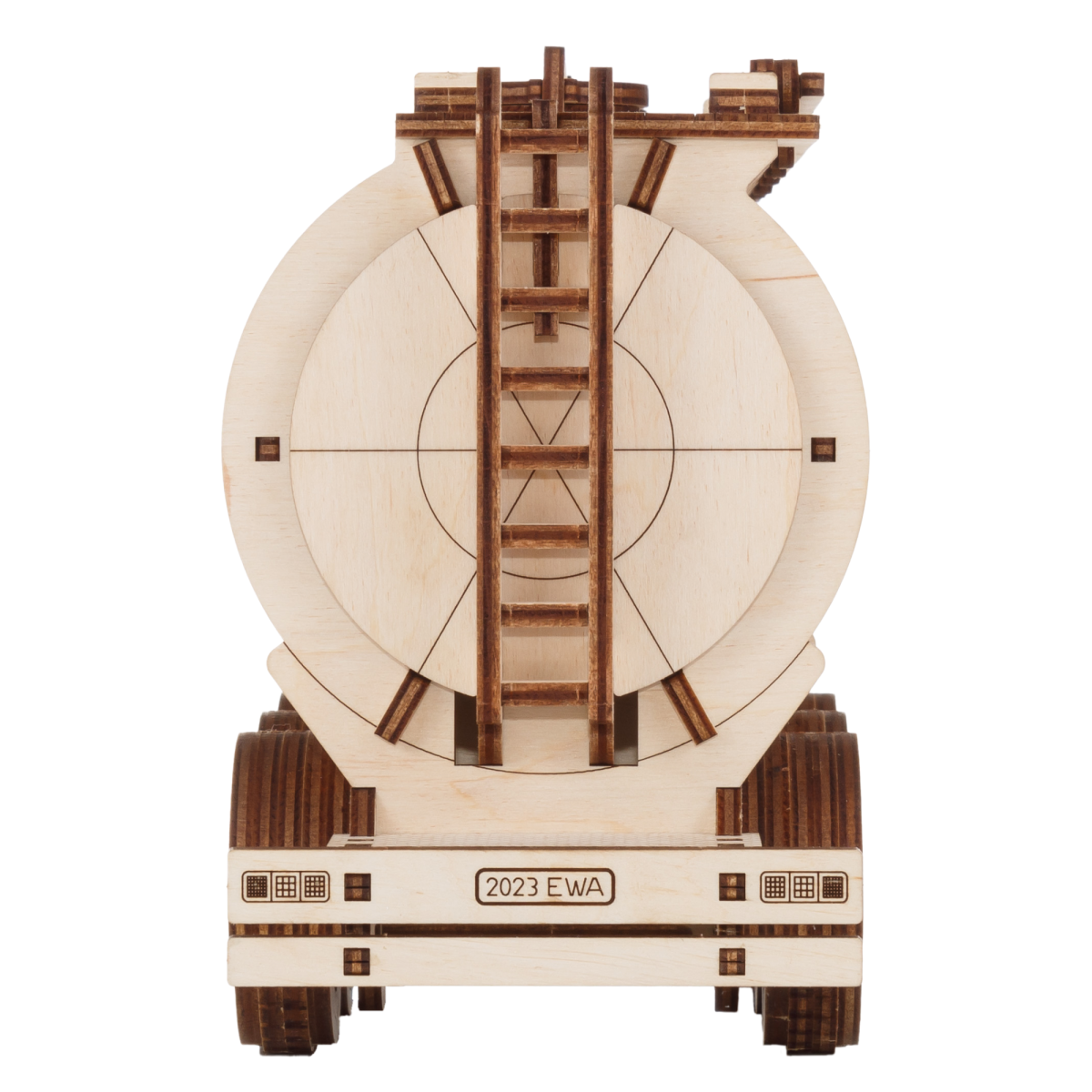 Сборная модель из дерева EWA Прицеп Цистерна для тягача
