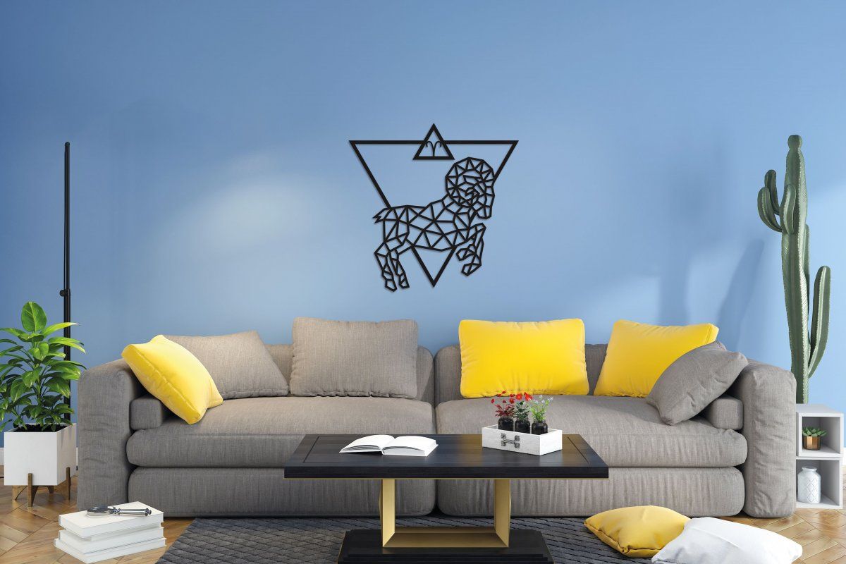 Деревянный декор настенный, панно, пазл EWA Design Овен