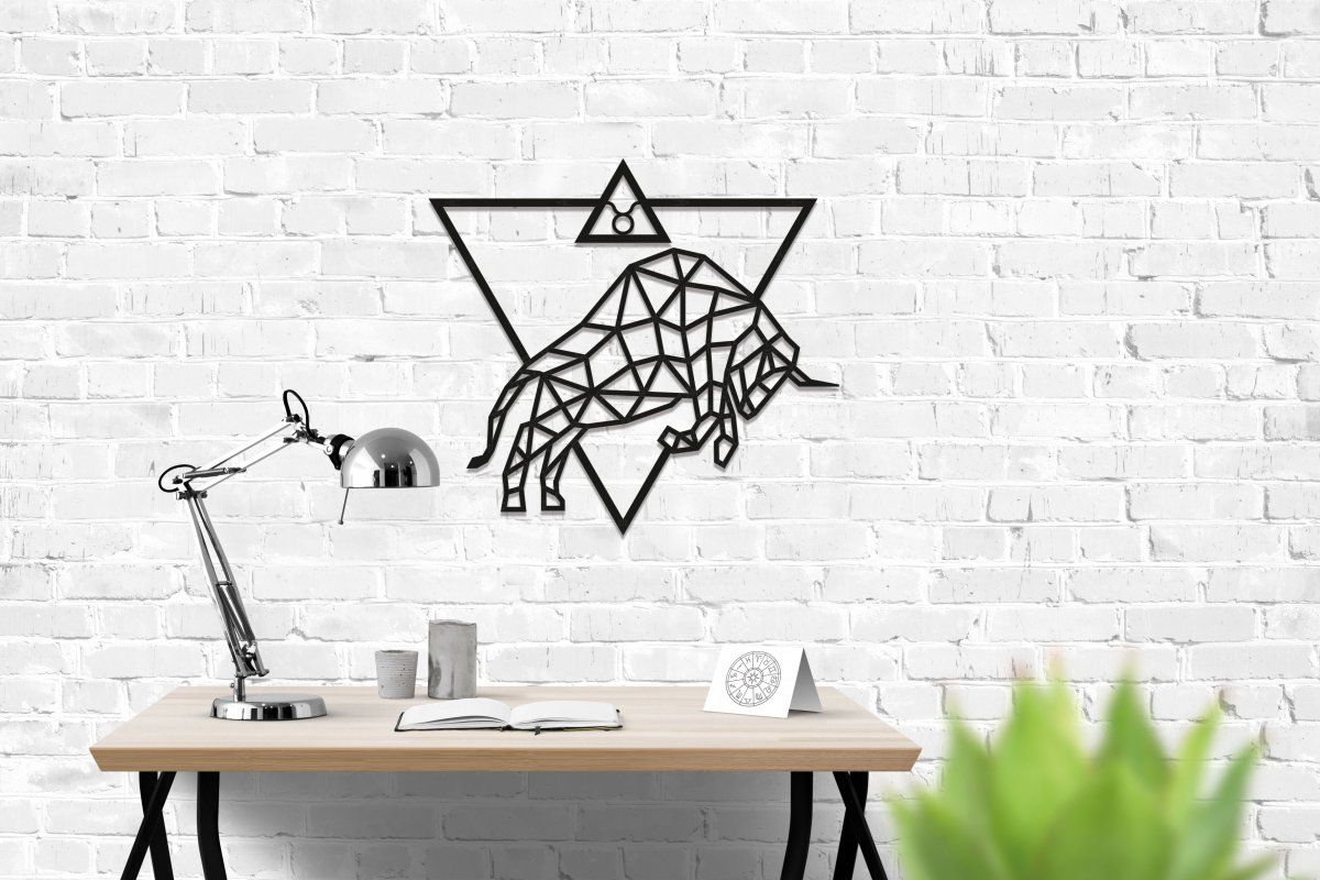 Деревянный декор настенный, панно, пазл EWA Design Телец