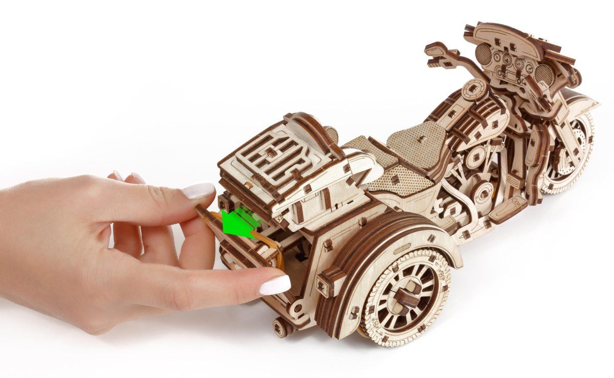 Сборная модель из дерева EWA Мотоцикл Трайк