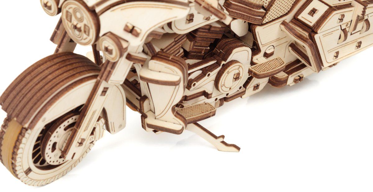 Сборная модель из дерева EWA Мотоцикл Байк