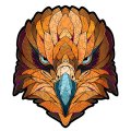 Деревянный, фигурный пазл EWA Орел M (32х28 см)