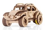 Деревянный конструктор EWA Вездеход с заводным механизмом