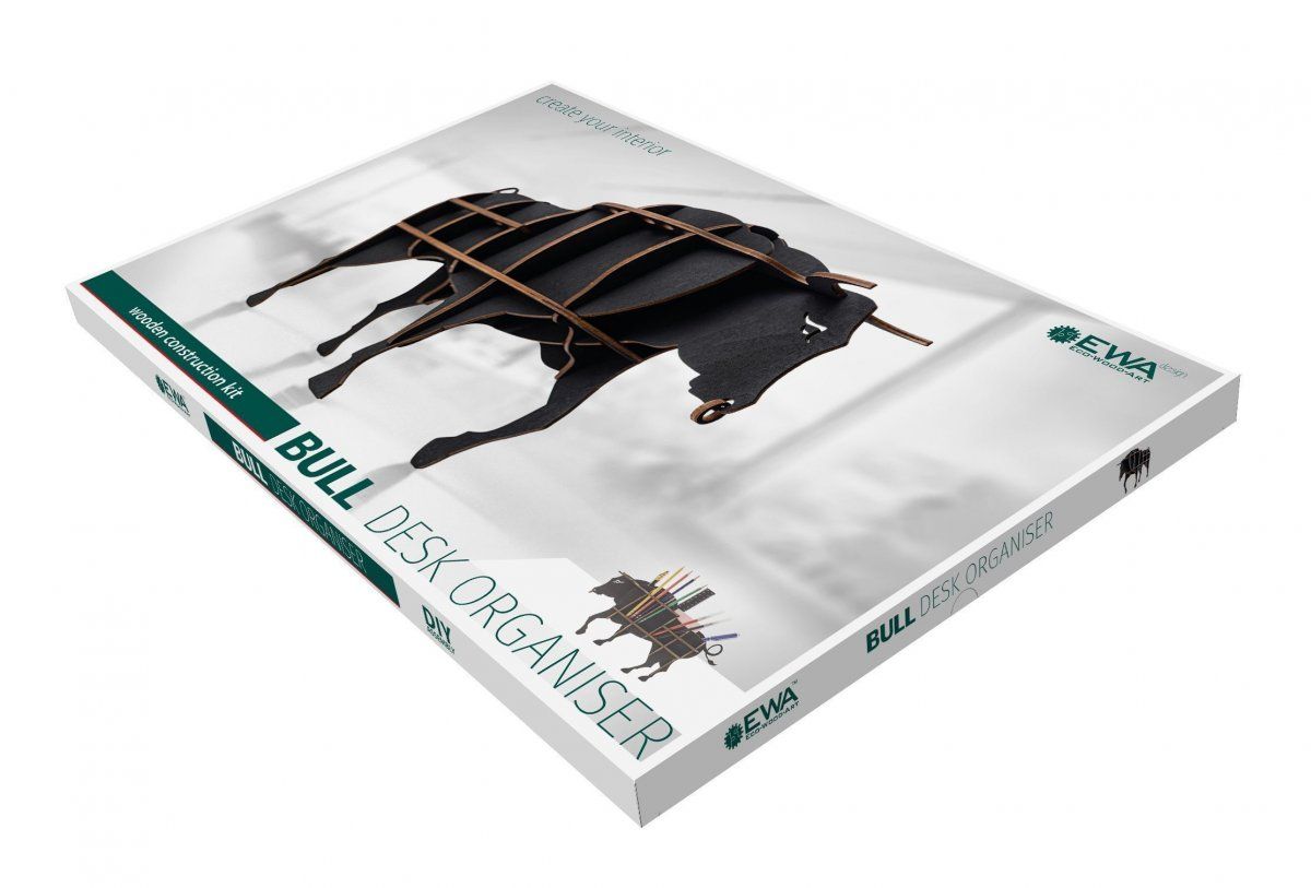 Сборная модель EWA Design Настольный органайзер Бык