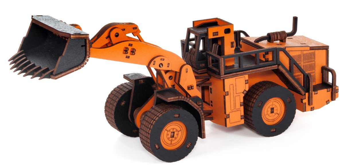 Сборная модель транспорта EWA Строительный погрузчик