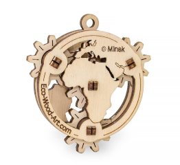 Деревянный конструктор-брелок EWA Эвик: Глобус