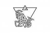 Деревянный декор настенный, панно, пазл EWA Design Козерог