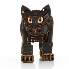 Механическая сборная модель EWA Котенок черный