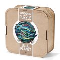 Деревянный фигурный пазл EWA Голубая планета L (42x39 см)