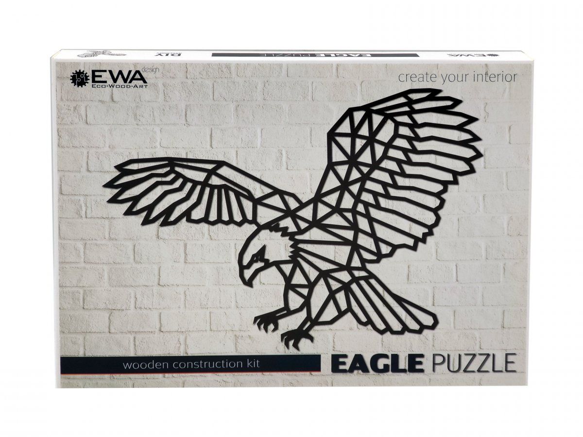 Деревянный интерьерный пазл EWA Design Орел
