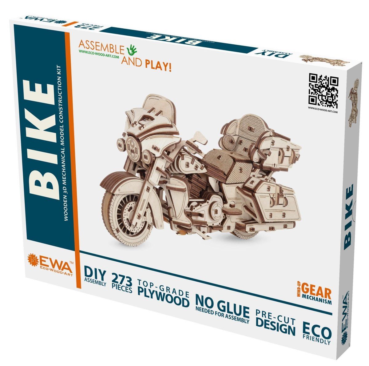 Сборная модель из дерева EWA Мотоцикл Байк
