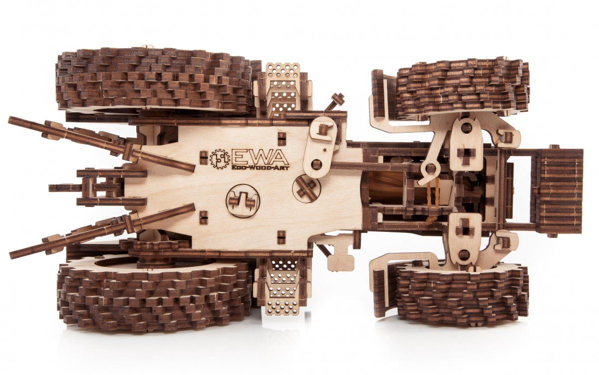Сборная модель деревянная 3D EWA Трактор Беларус 2022