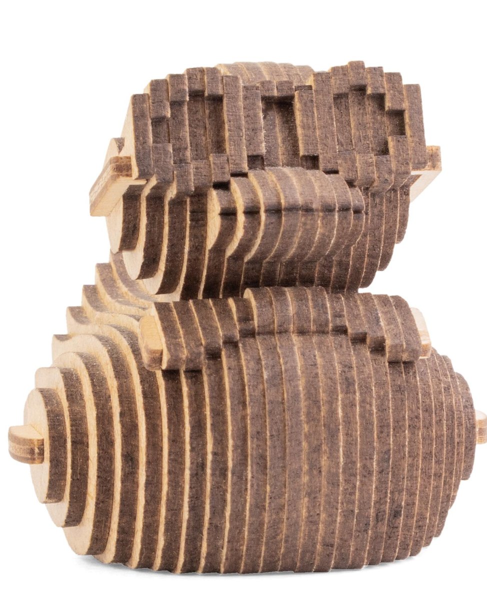 Деревянный конструктор EWA Уточка мини