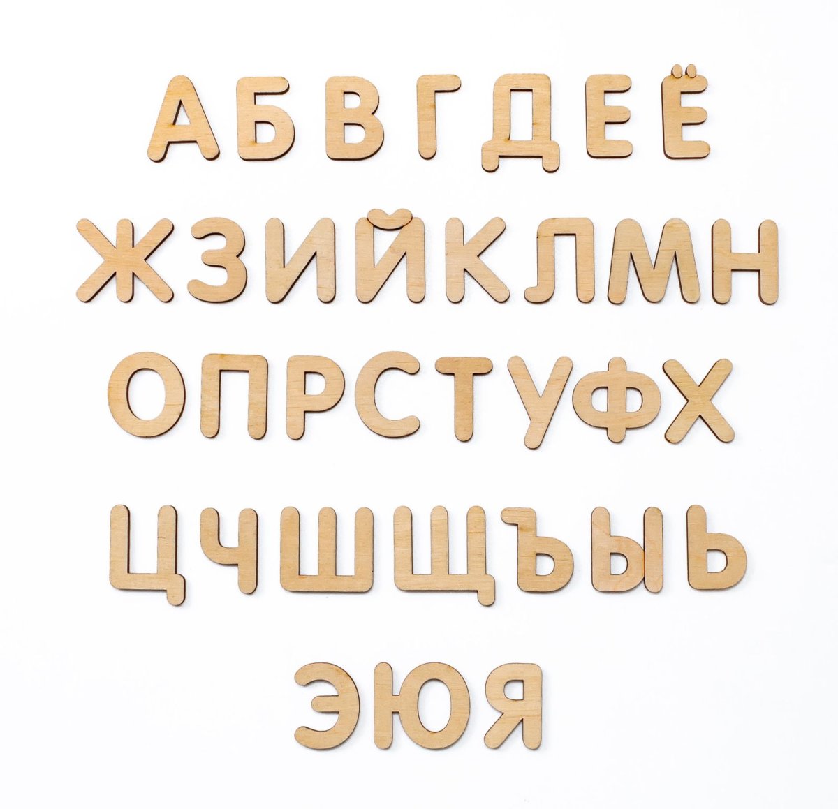 Набор развивающий Азбука деревянная EWA