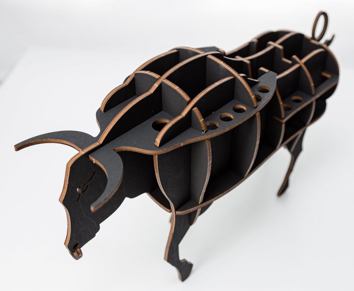 Сборная модель EWA Design Настольный органайзер Бык