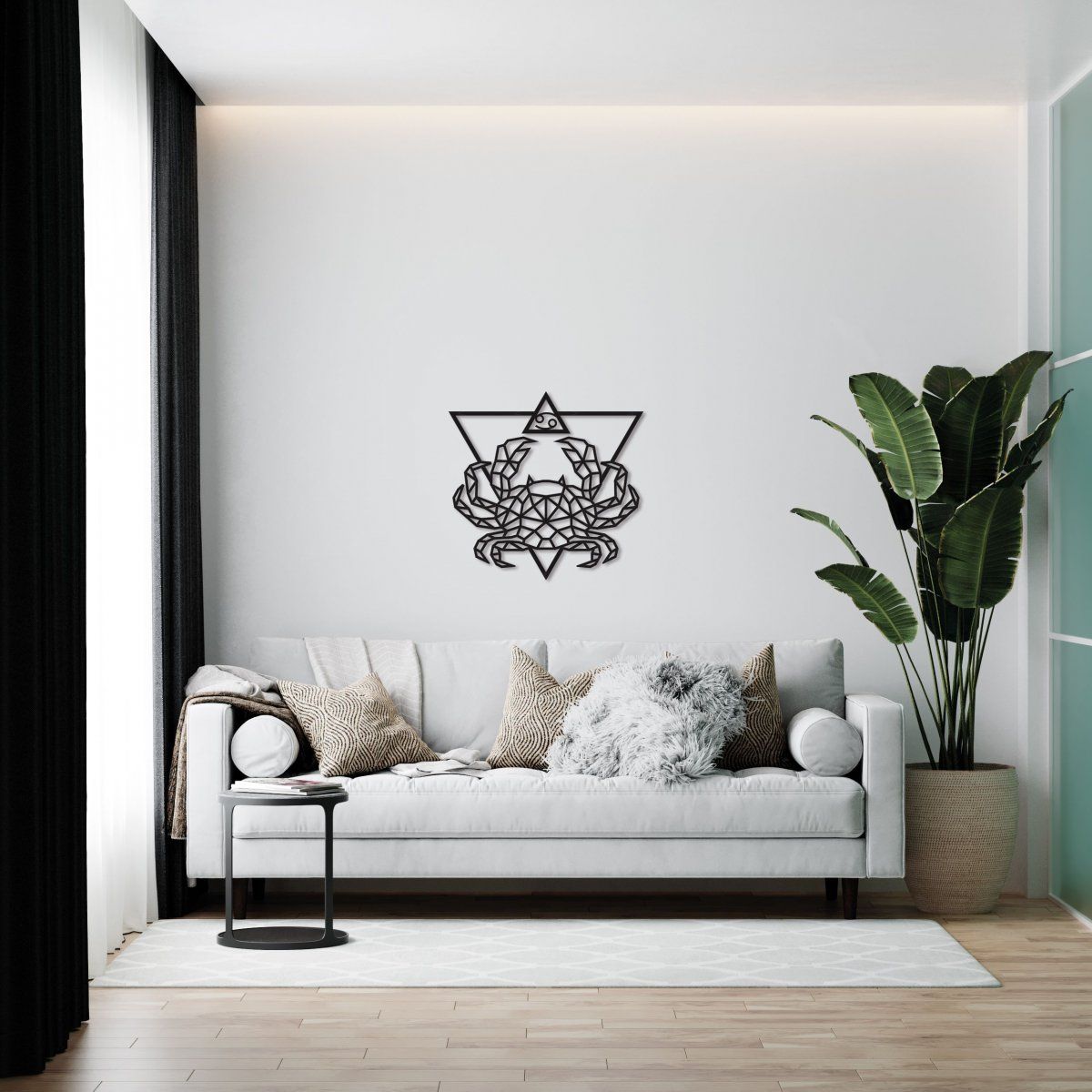 Деревянный декор настенный, панно, пазл EWA Design Рак
