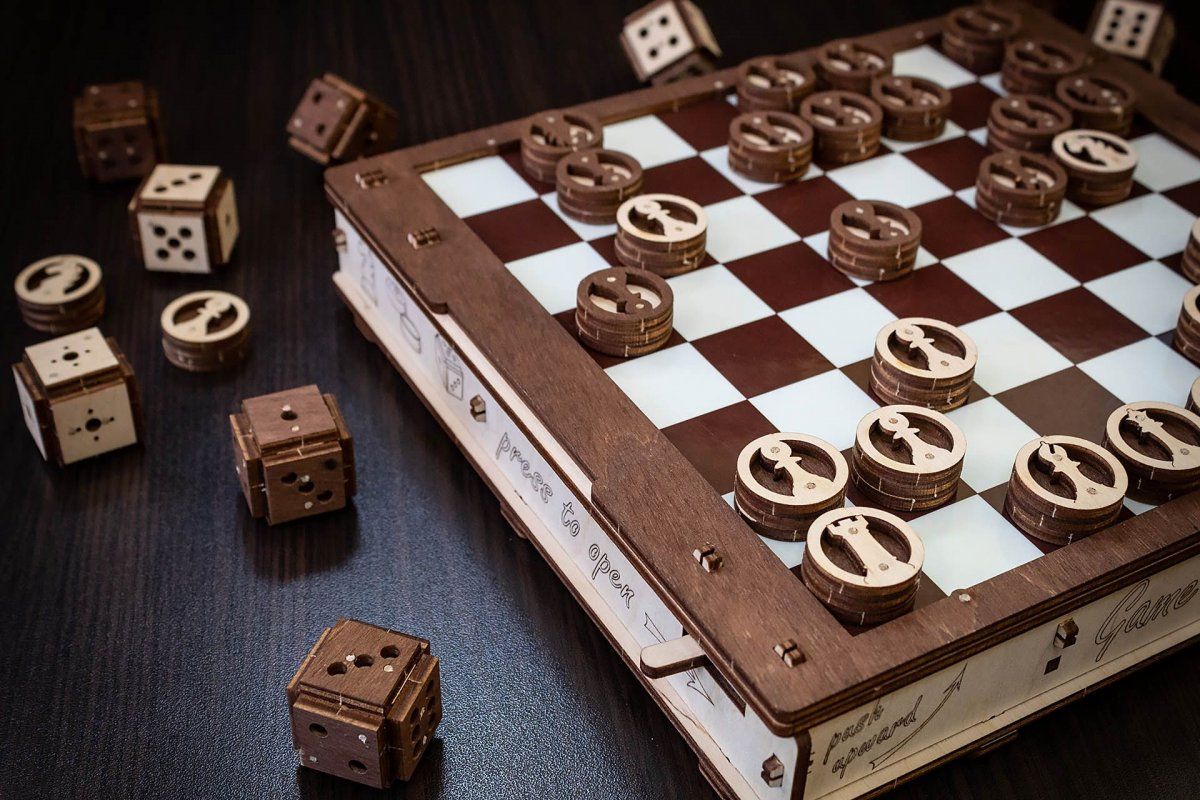 Конструктор деревянный 3D EWA Gameset Игровой набор