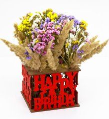 Сборная ваза для цветов с колбами EWA Подарок в день рождения