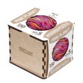Деревянный фигурный пазл EWA Розовая планета S (20x20 см)