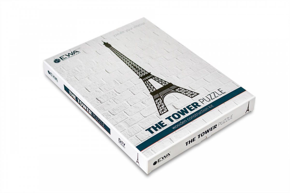 Деревянный интерьерный пазл EWA Design Эйфелева башня