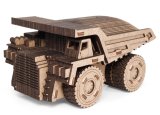 Деревянный 3D пазл копилка EWA Машинка Самосвал