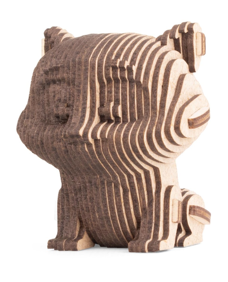 Деревянный конструктор EWA Кошечка мини