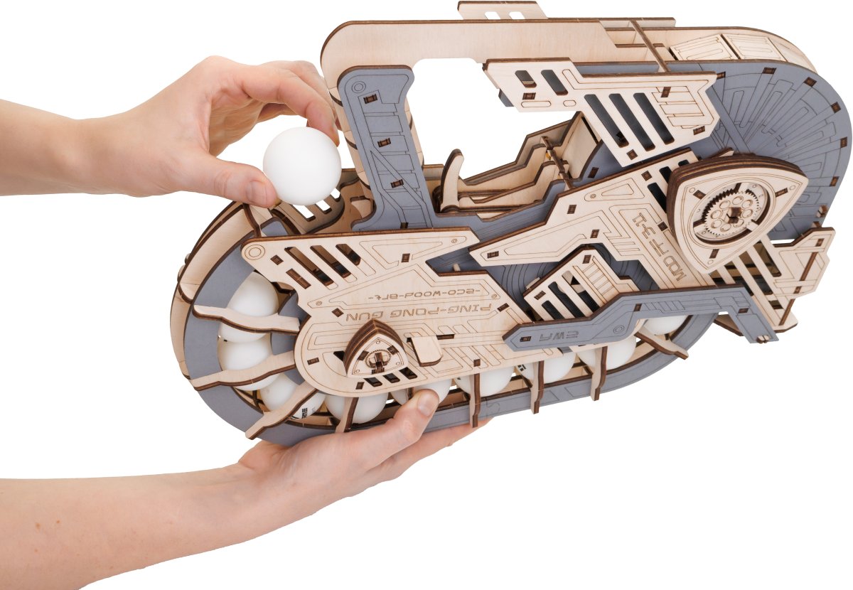 Механическая сборная модель EWA Пинг-Понг Пушка