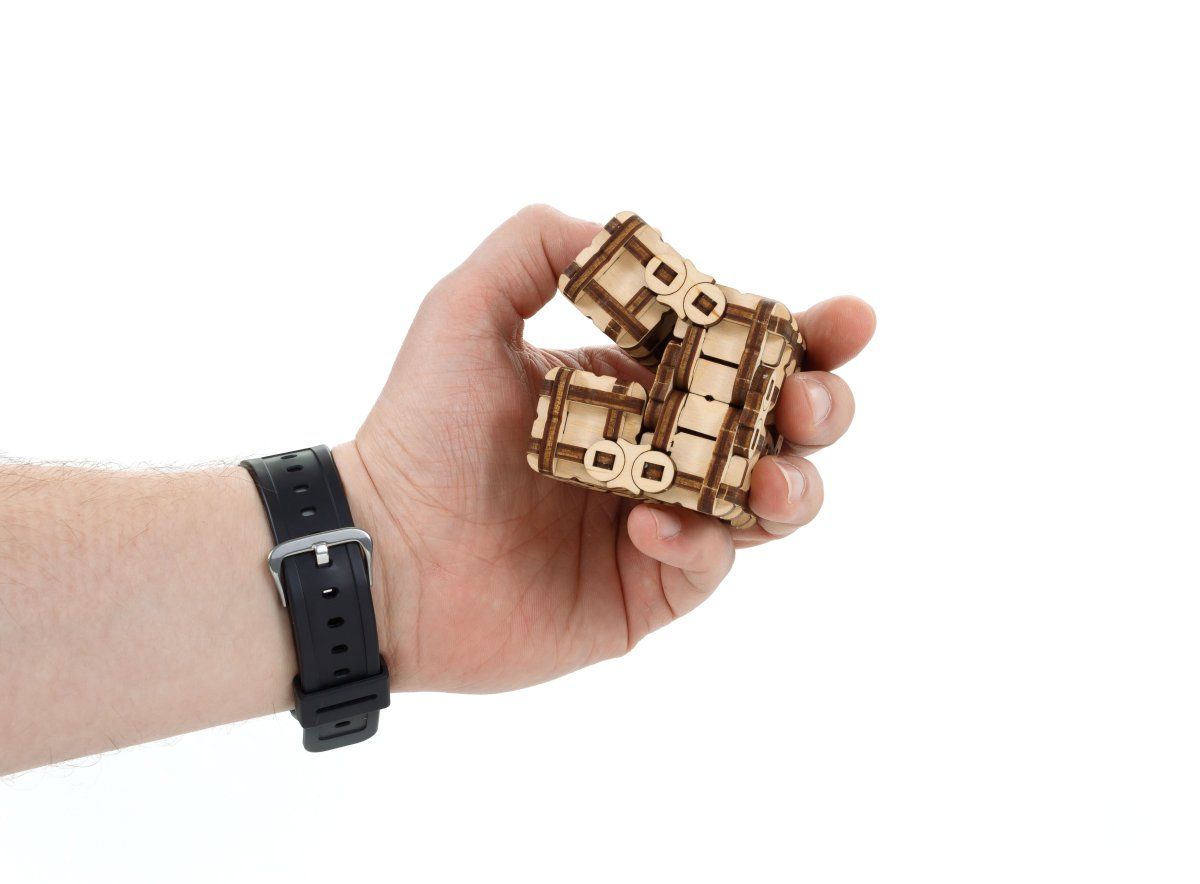 Деревянный конструктор, головоломка EWA Метаморфик Куб